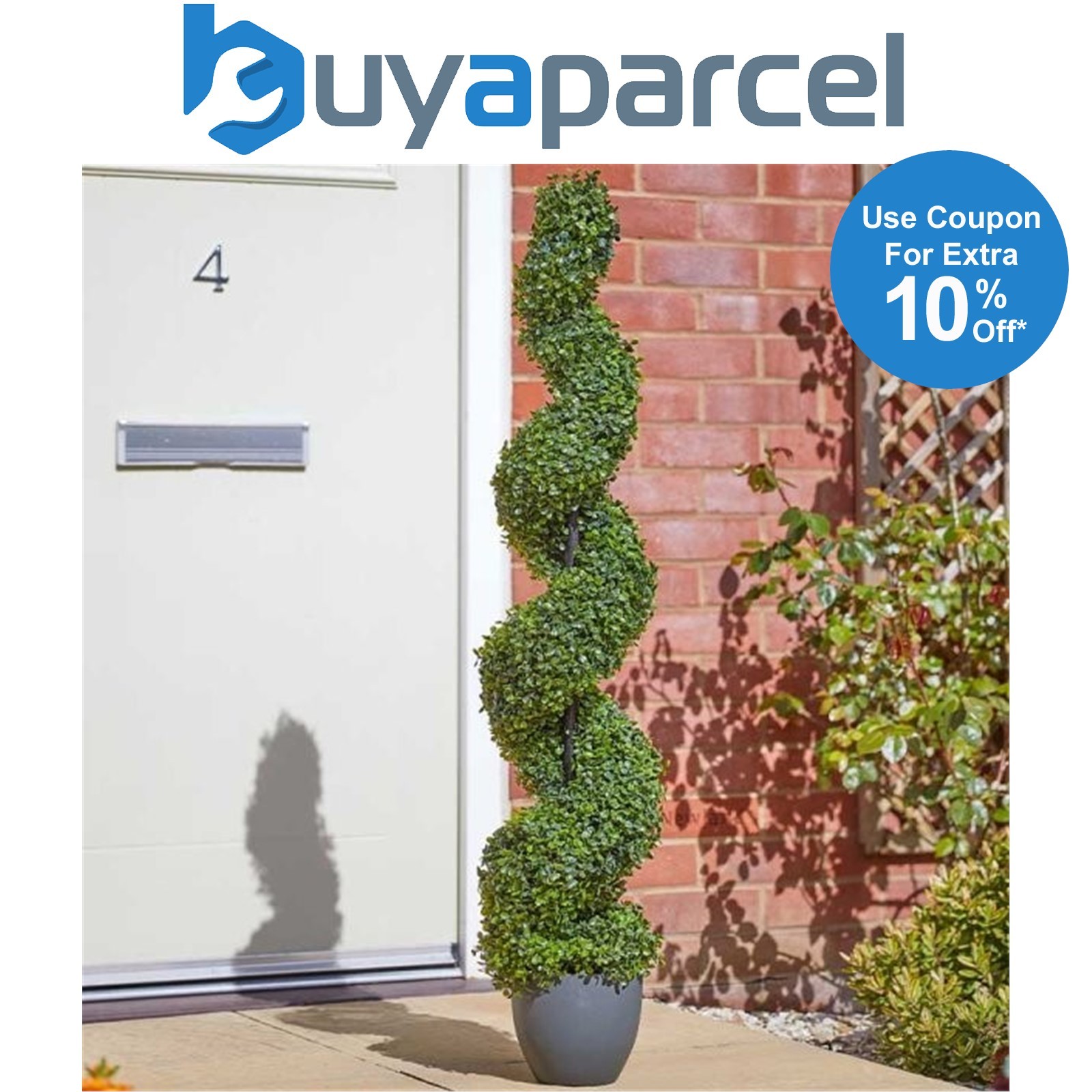 Smart Garden Boxwood Topiary Twirl 120cm Decorative Artificial 5605010