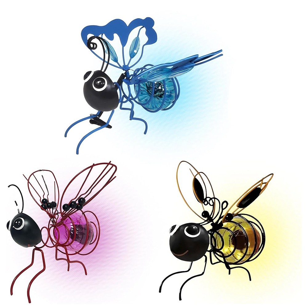 Garden Decoration Simulation Light Insect Bugs Night Light 3PCS W4K96309
