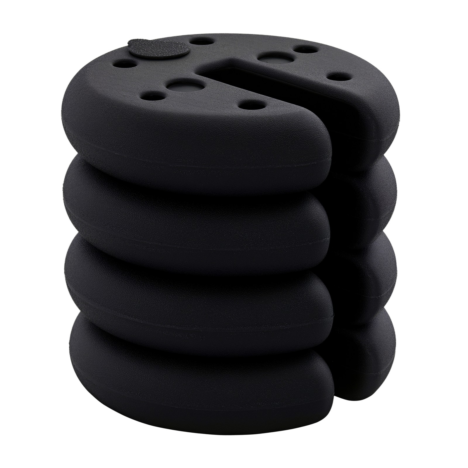 Outsunny Set of 4 Canopy Tent Weight Sand Fillable Strong Plastic