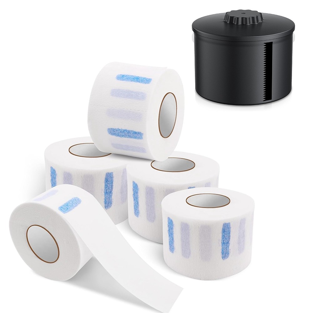 BarberTop Neck Box with 5 Rolls of Scarf for Hair Salon Barber Shop E5C66917