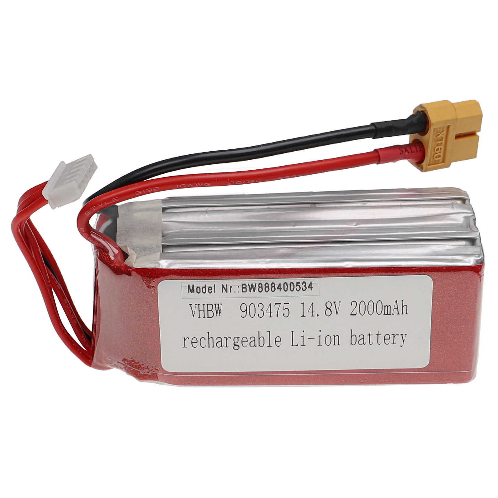 RC Battery Model Construction XT60 14.8V Li-polymer