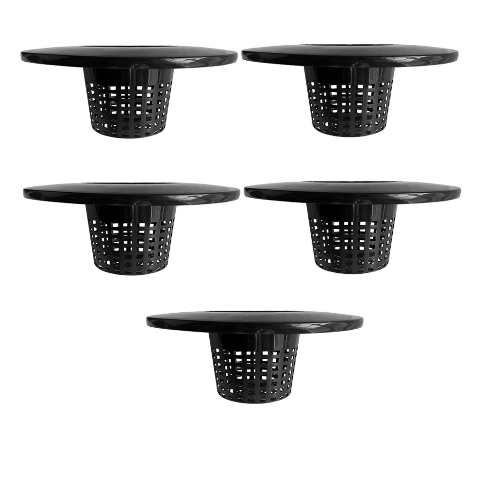 6 Inch Net Pots for 5 Gallon Bucket Wide Lids (5 Pack), Net Cups for6137