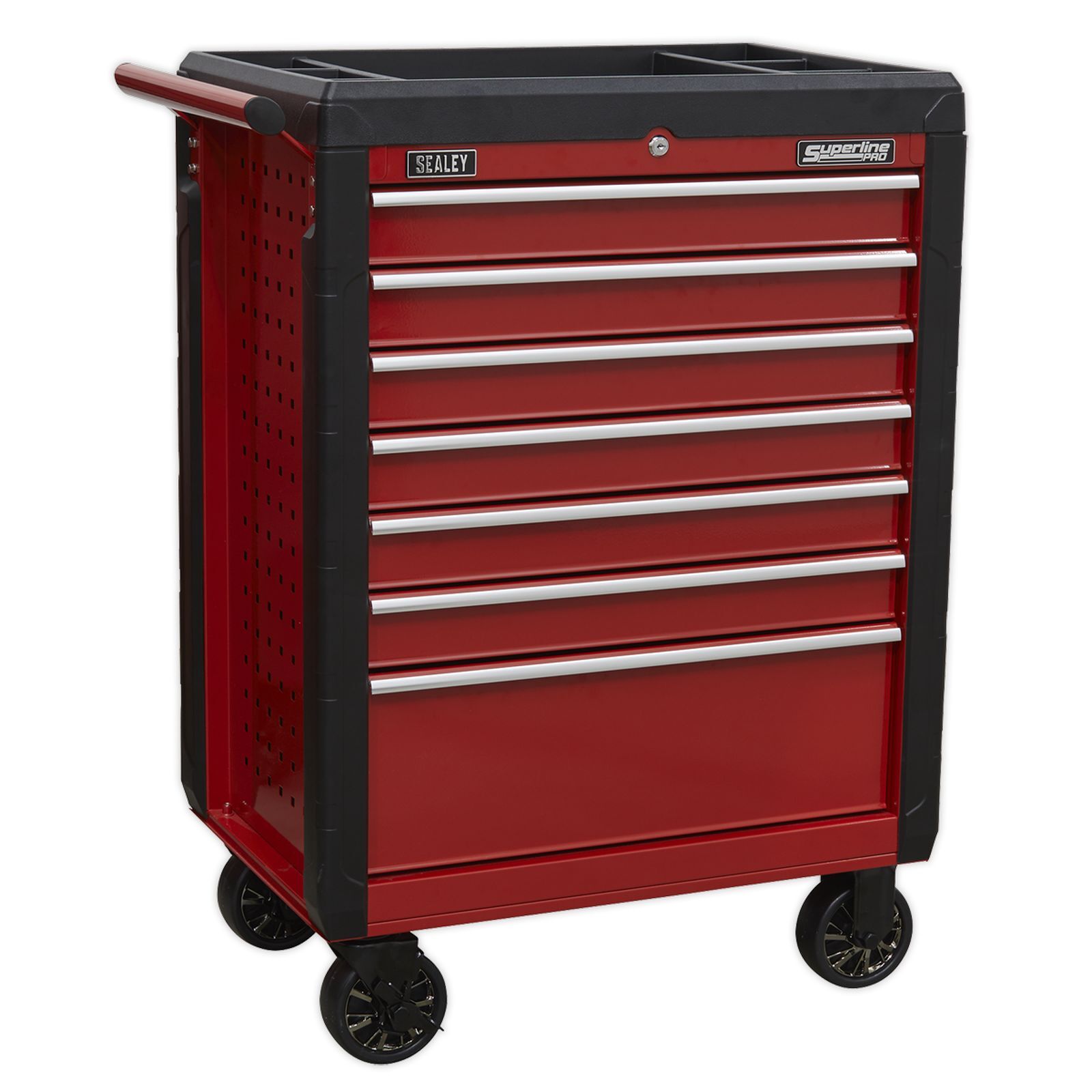 Sealey Red Rollcab 7 Drawer With Ball Bearing Slides - AP3407