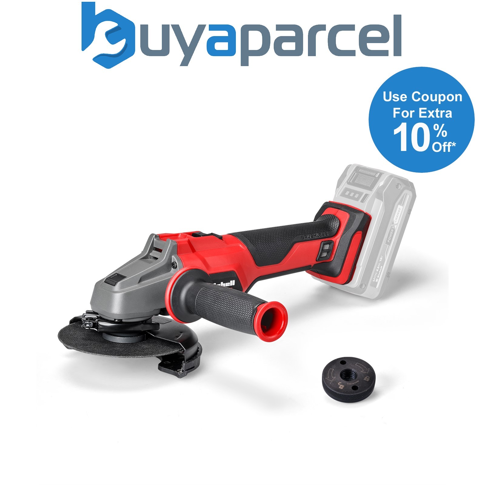 Einhell Professional AXXIO 18/125 Q PXC 125mm Brushless 18v Angle Grinder - Bare