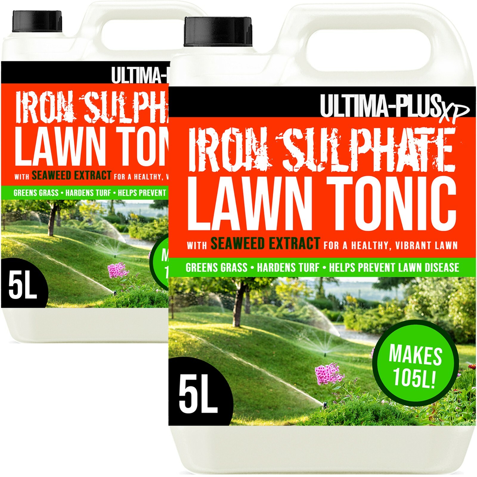 Ultima Iron Sulphate Lawn Tonic Feed Liquid Ferrous Miracle Green Grass Turf 10L