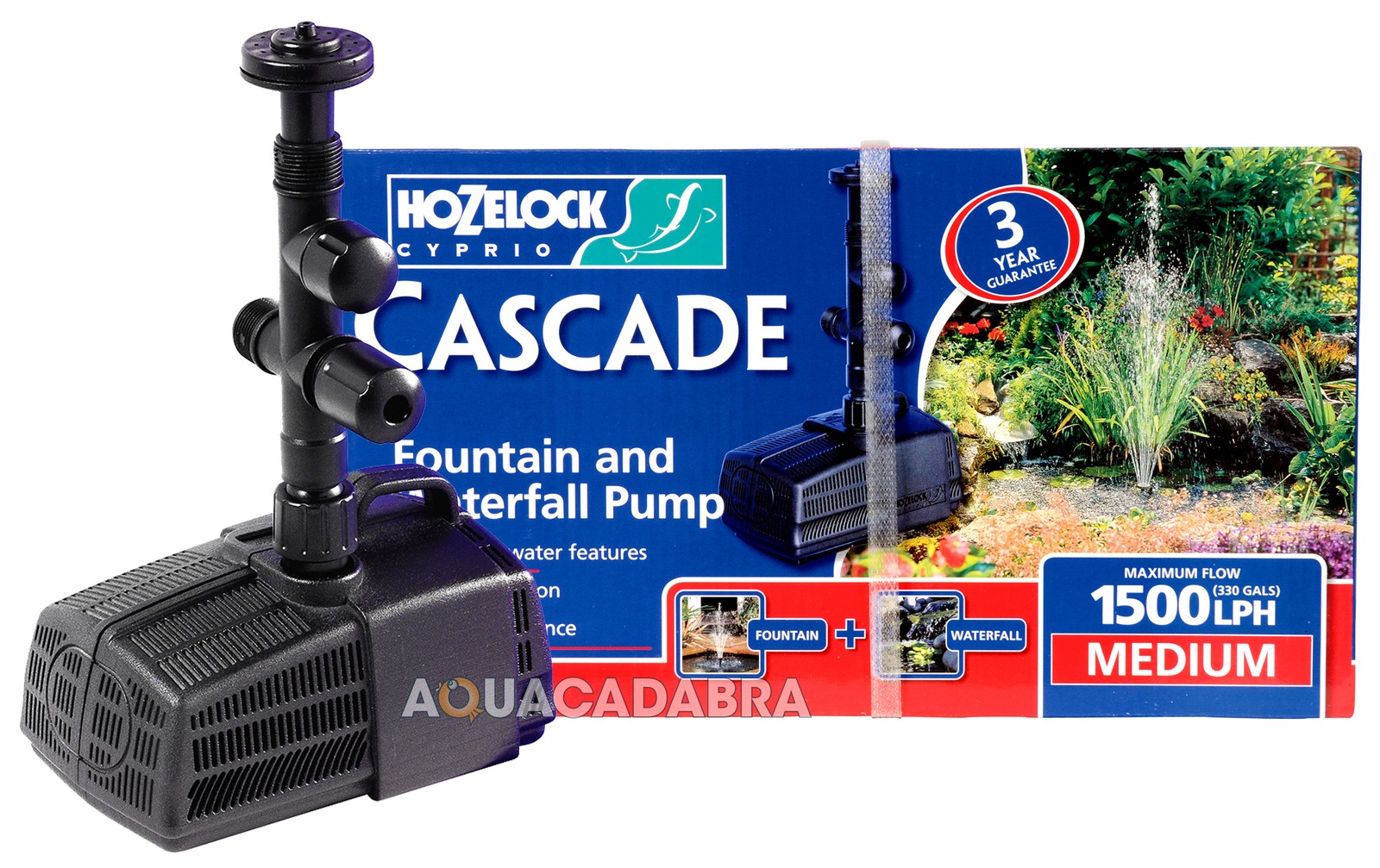 HOZELOCK CASCADE FOUNTAIN & WATERFALL PUMP 450 700 1500 4000 GARDEN FISH POND