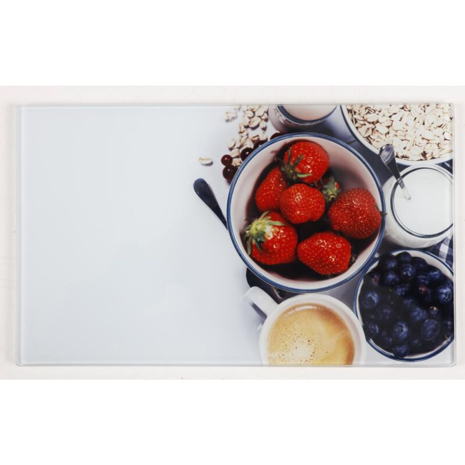 12x Glass Breakfast Boards Dishes Breakfast Kitchen Household Living TOP