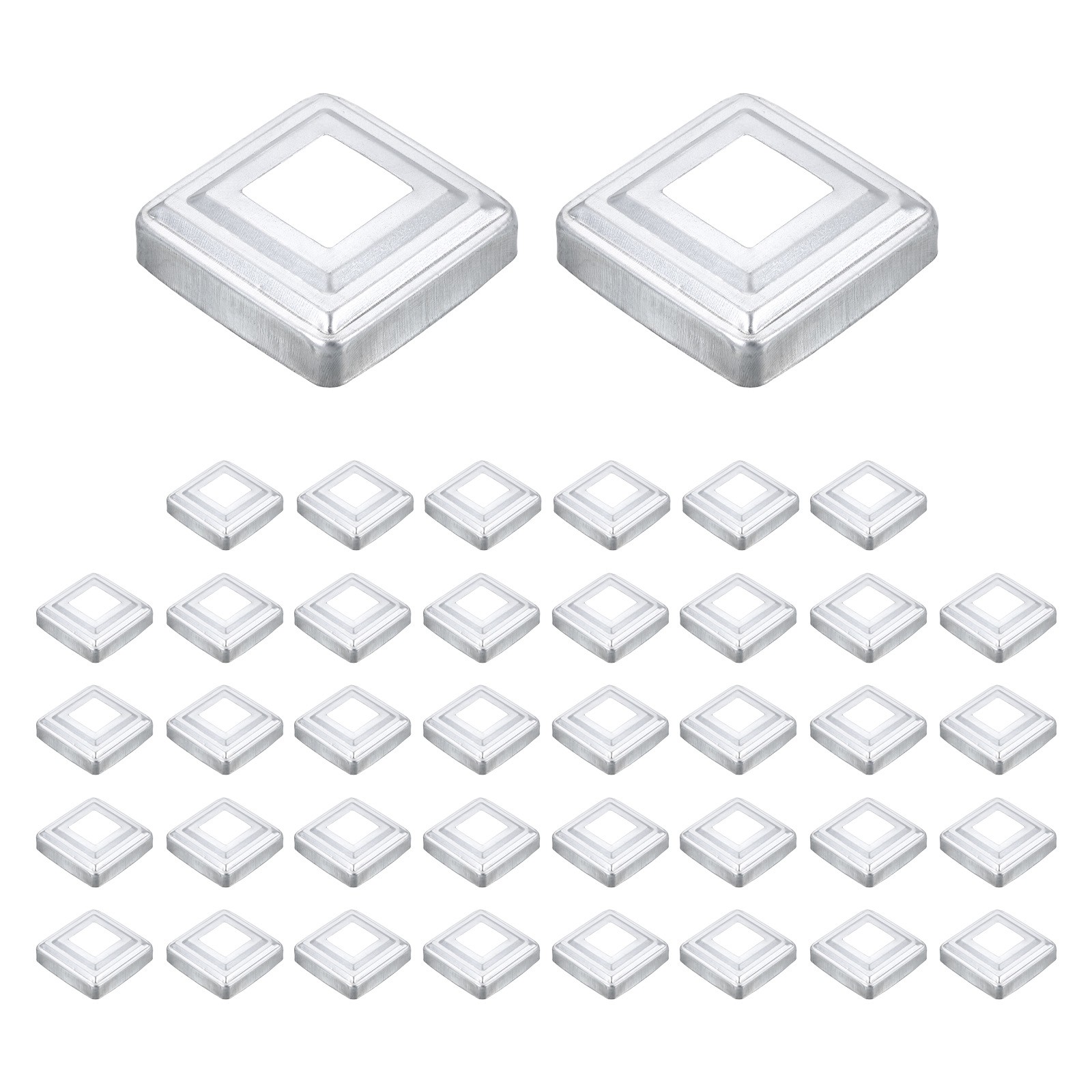 40Pcs Post Base Cover, 3x3 Integral Style Post Skirt Column Wrap(1.2x1.2)