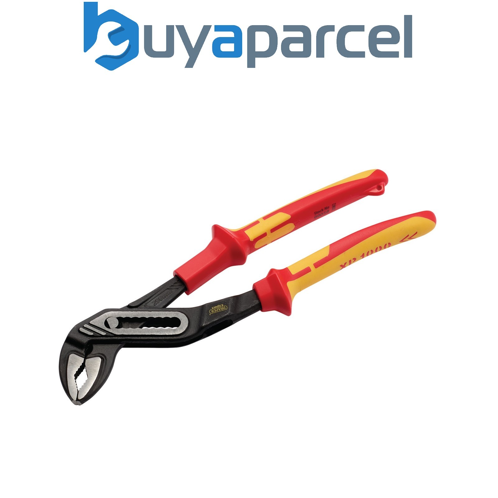 Draper 99058 XP1000 VDE Water Pump Pliers, 250mm, Tethered