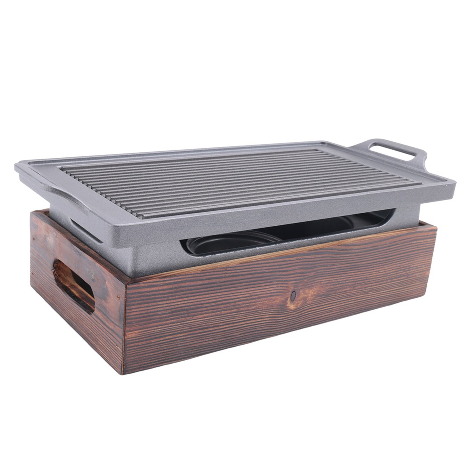 Smokeless Portable BBQ Grill Korean Japanese Charcoal BBQ Oven Barbecue9358