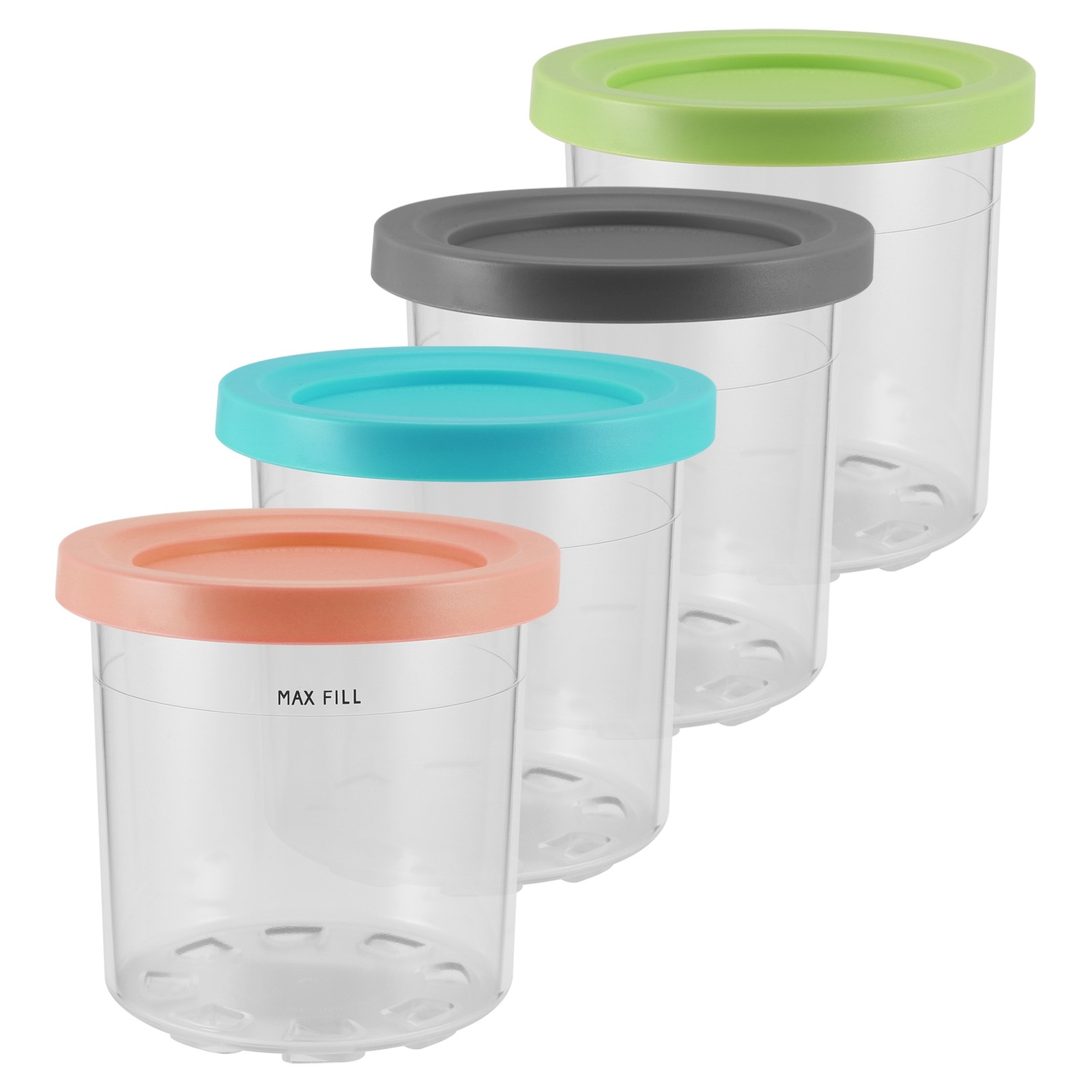 Ice Cream Pints Cup, Ice Cream Containers with Lids for Creami Pints5324