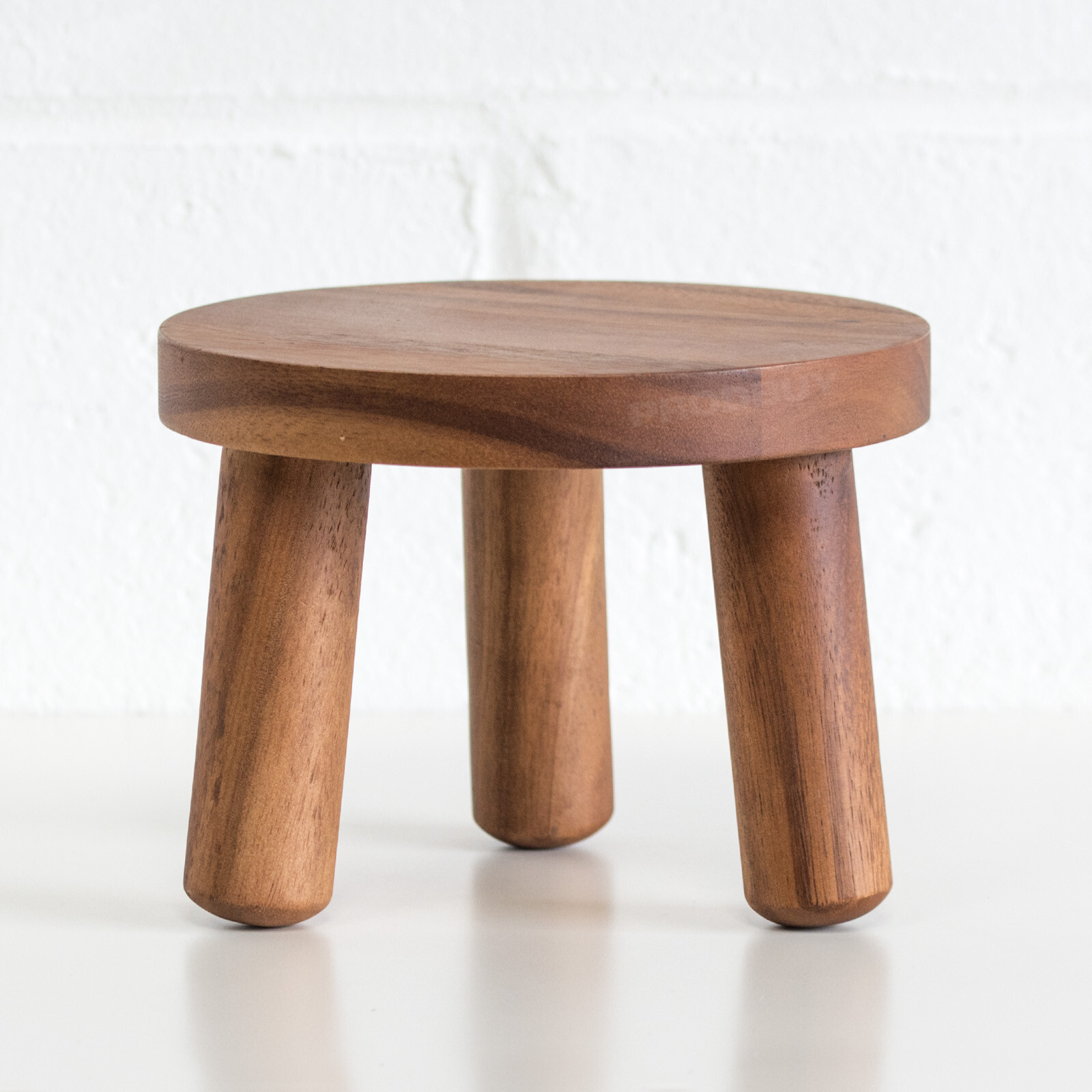 Acacia Wooden 20cm Indoor Flower Plant Pot Stand Legs Display Holder Decoration