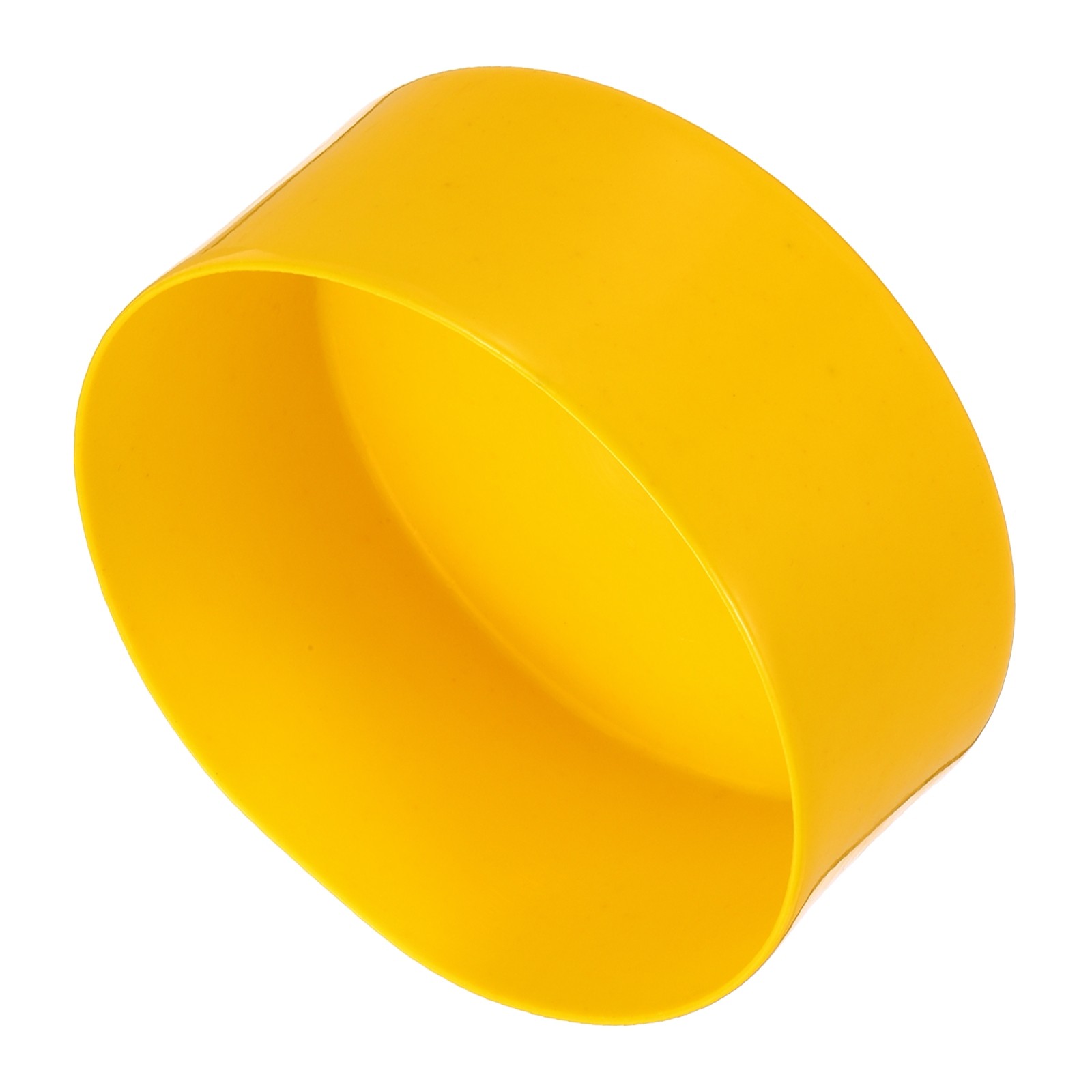 4pcs Rubber End Caps 120mm(4.7") End Cap Screw Thread Protectors Yellow