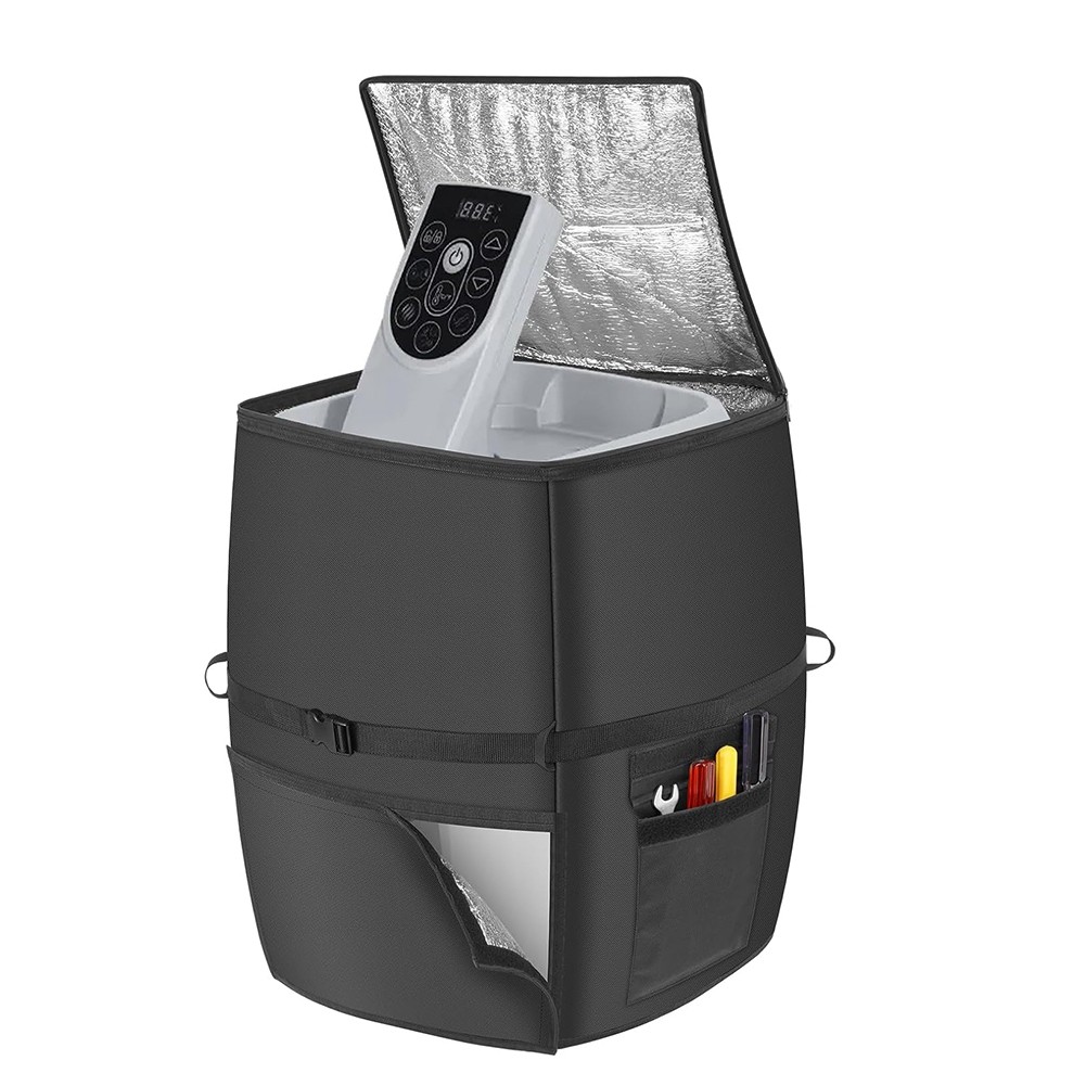 Spa Heater Pump Cover, 600D Oxford Fabric Aluminum Film Insulated6824