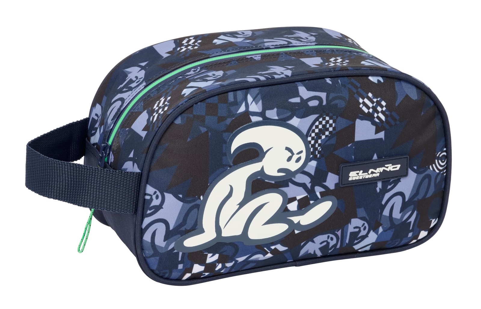 EL NIÑO Navy - Medium Children's School Toiletry Bag with Handle, Children's Toi