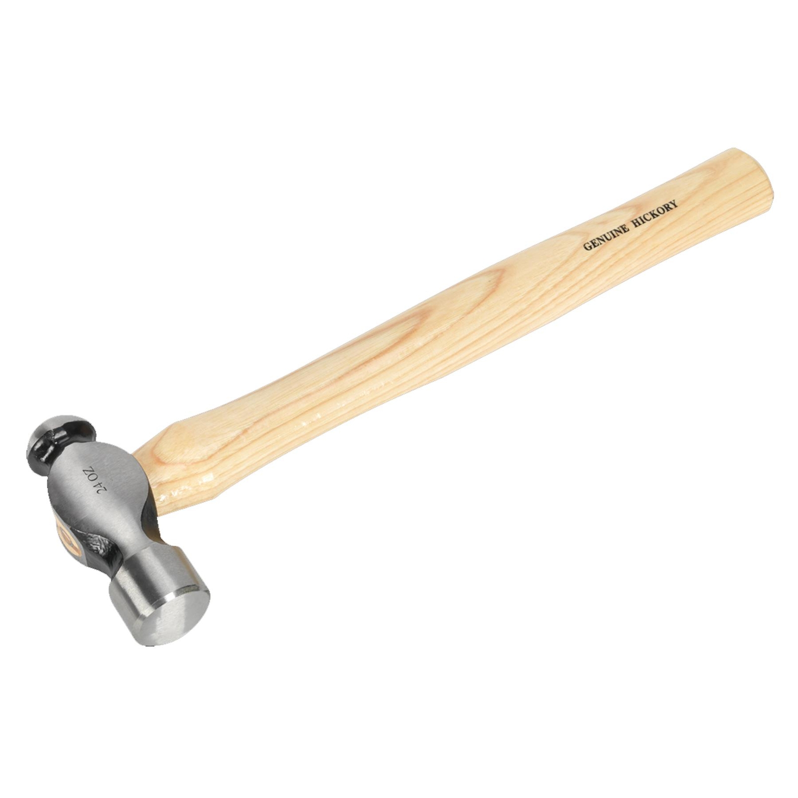 Ball Pein Hammer 680g(1.5lb) Hickory Shaft Drop Forged Steel Head Heavy Duty
