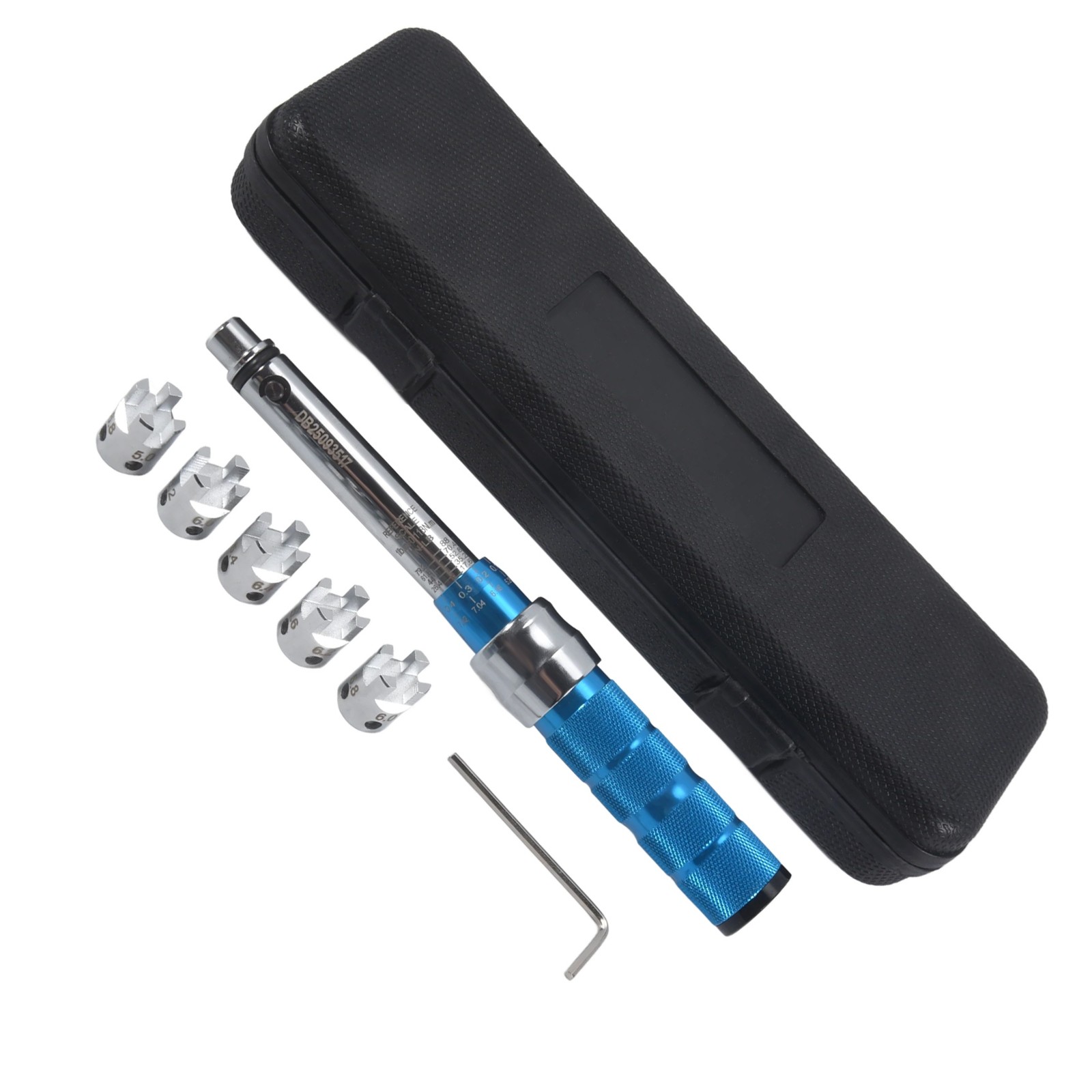 Spoke Torque Wrench, 2-10 NM Motorcycle Spoke Wrench Set, Steel Torque6070