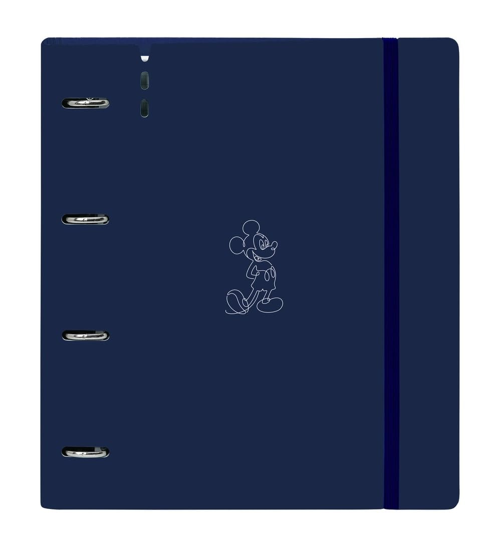 Safta MICKEY MOUSE GOOD DAY - Carpeblock with 4 Rings of 35 mm, with Refill, wit
