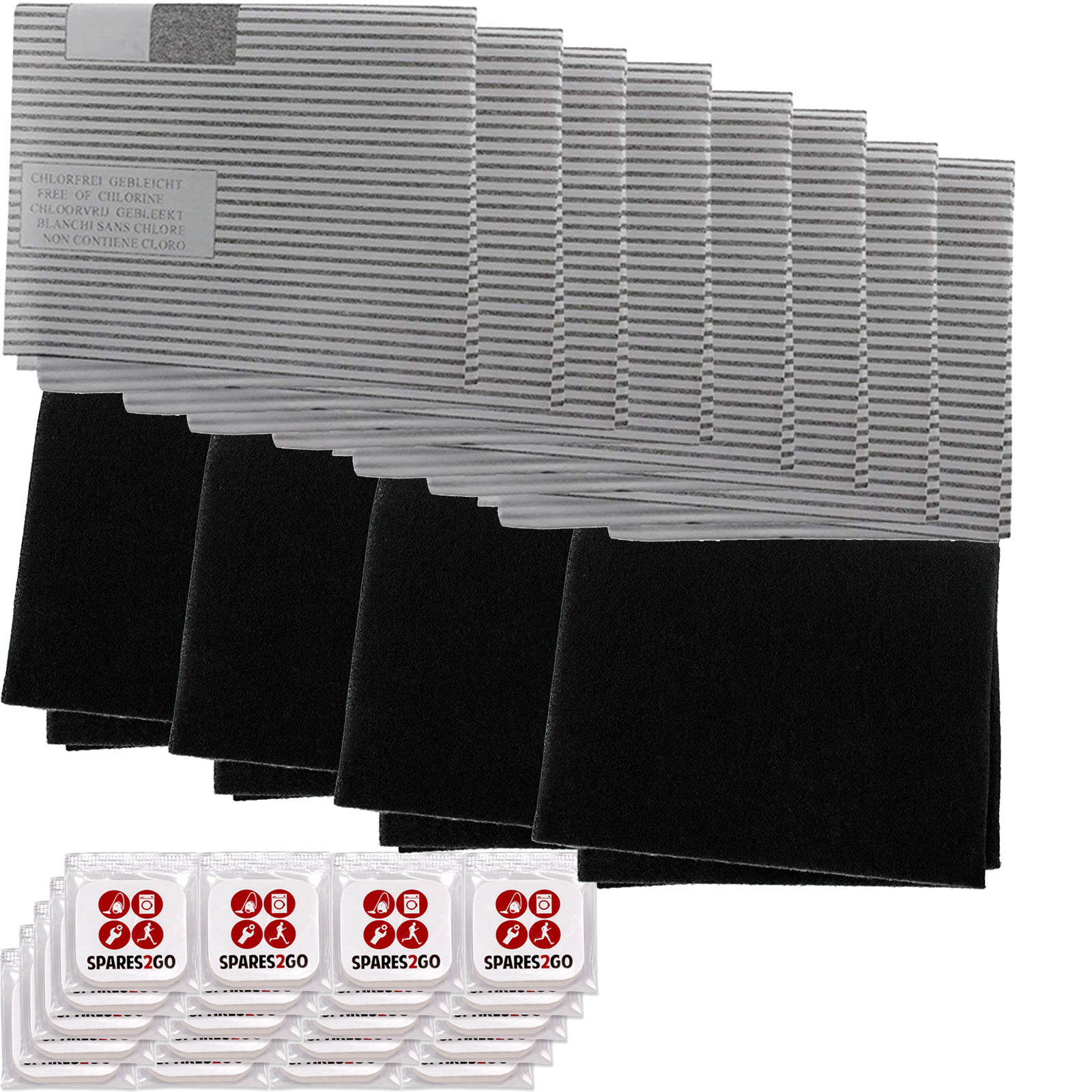 Filter x12 for AEG ELECTROLUX ZANUSSI TRICITY Recirculating Cooker Hood + F