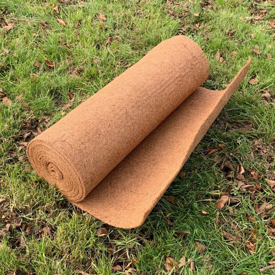Planter Liner Garden Wall Trough Hanging Basket Coir Coco Fibre Roll 10m x 75cm