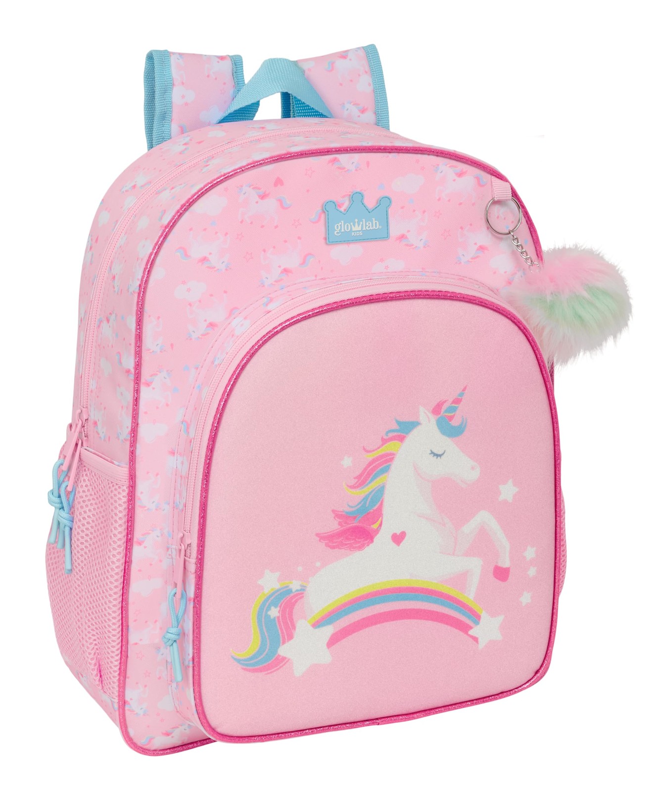 GLOWLAB KIDS – Children's School Backpack, Adaptable to Trolley, Ideal for Schoo