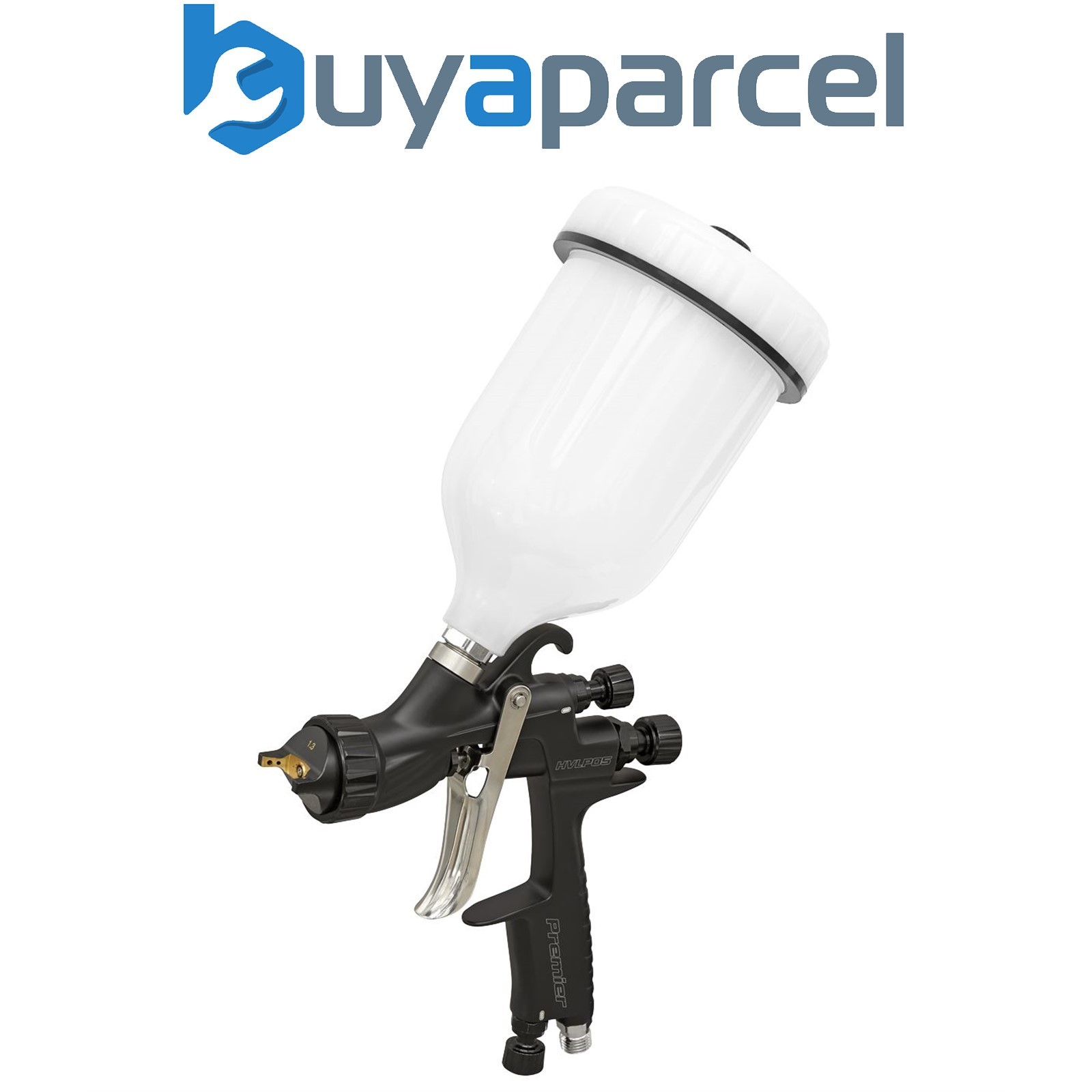 Sealey HVLP05 Premier Professional HVLP Gravity Feed Spray Gun 1.3mm Set-Up