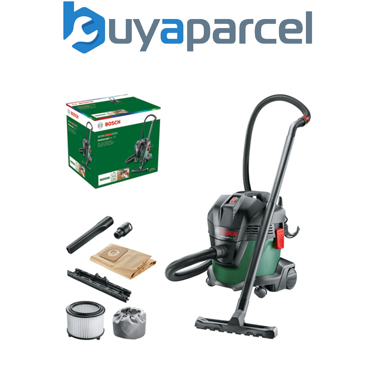 Bosch Wet and Dry Vacuum Cleaner UniversalVac 15 Carton box 06033D1170