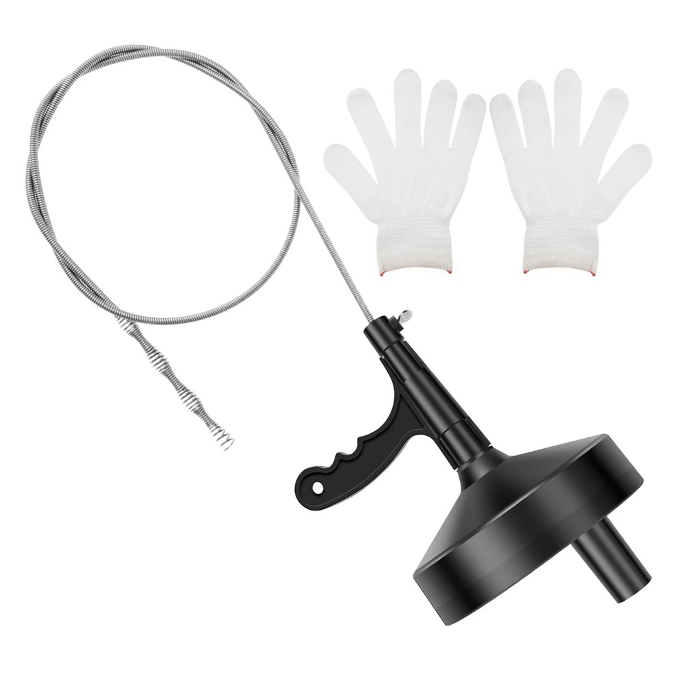 5M Spiral Clog Removal Tool Kitchen Sewer Unclogging Hair Clog Removal6125