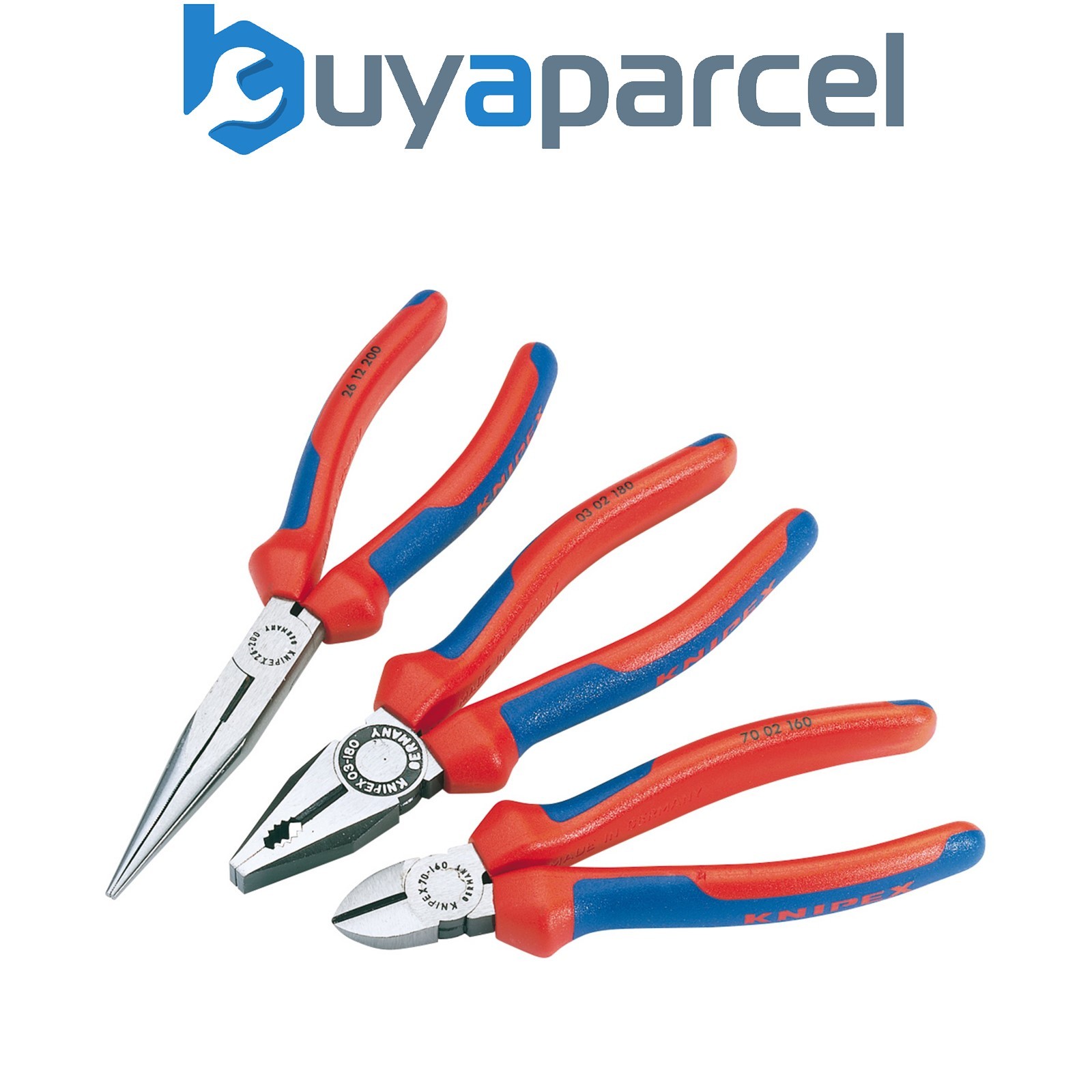 Draper 33778 KNIPEX 00 20 11 Pliers Assembly Pack (3 Piece)