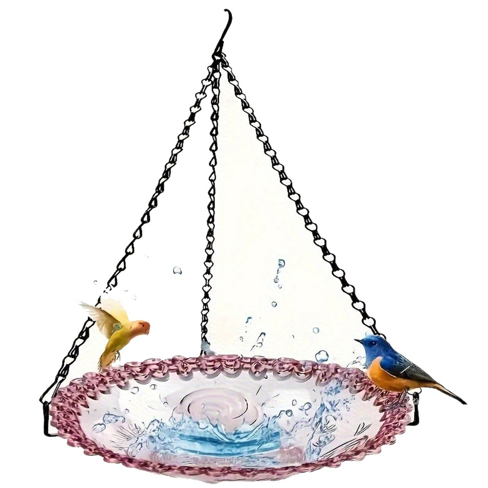 3X(Explosion Suspension Metal Bird Feeder Outdoor Feeder Pet Bird Bird9194