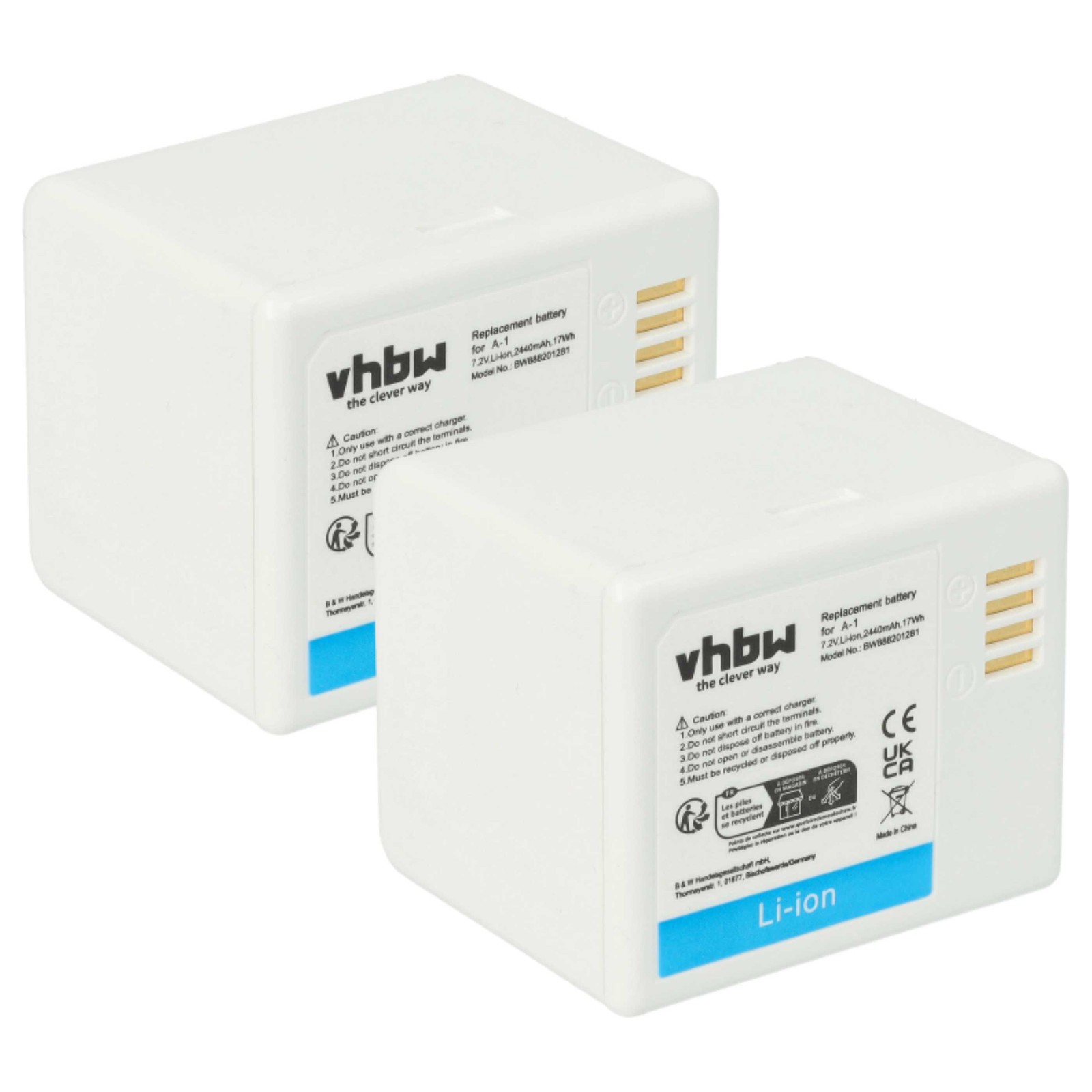 2x Battery for Netgear / Arlo A-1B 308-10047-01 A-1 308-10029-01 2200mAh