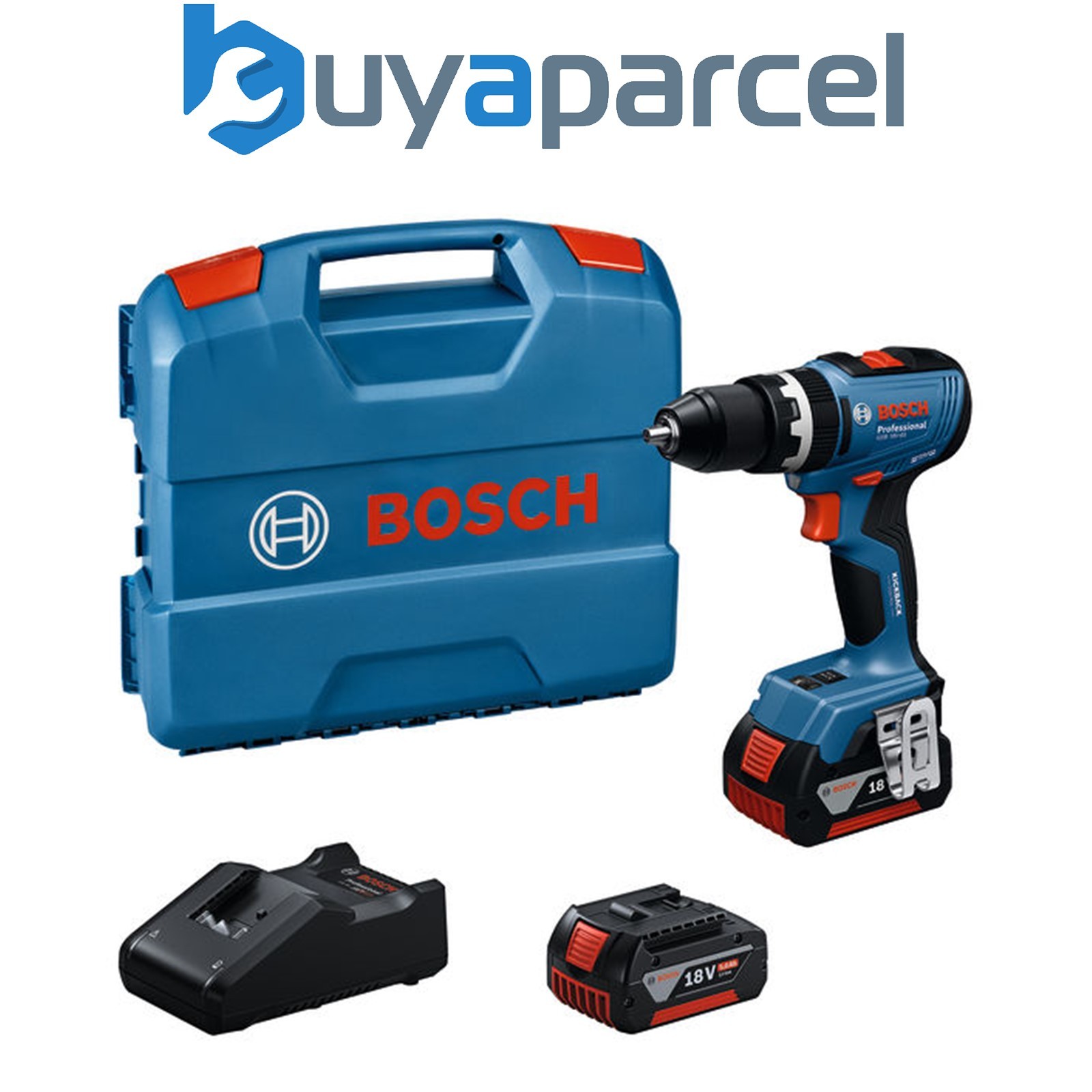 Bosch PRO Cordless Impact Drill/Drivers GSB 18V-65 L-Case 0615A5008H