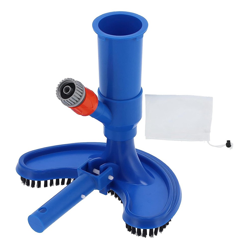 2X(1 PCS Vacuum Cleaner With Brush Pole For Fountain Pond Swimming Pool US C6W5)