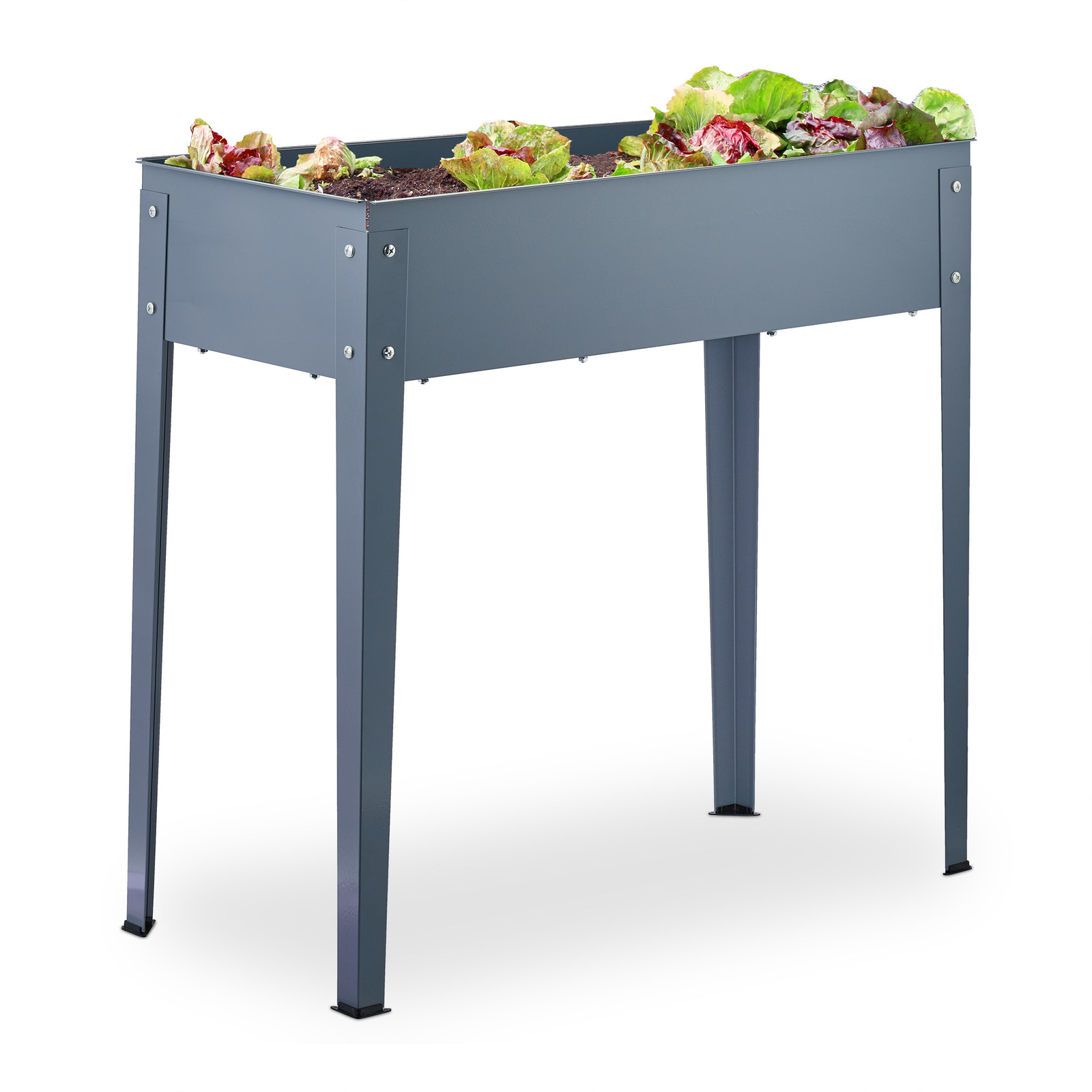 Raised planter Elevated Garden Box Space-Saving Herb Trough Weatherproof
