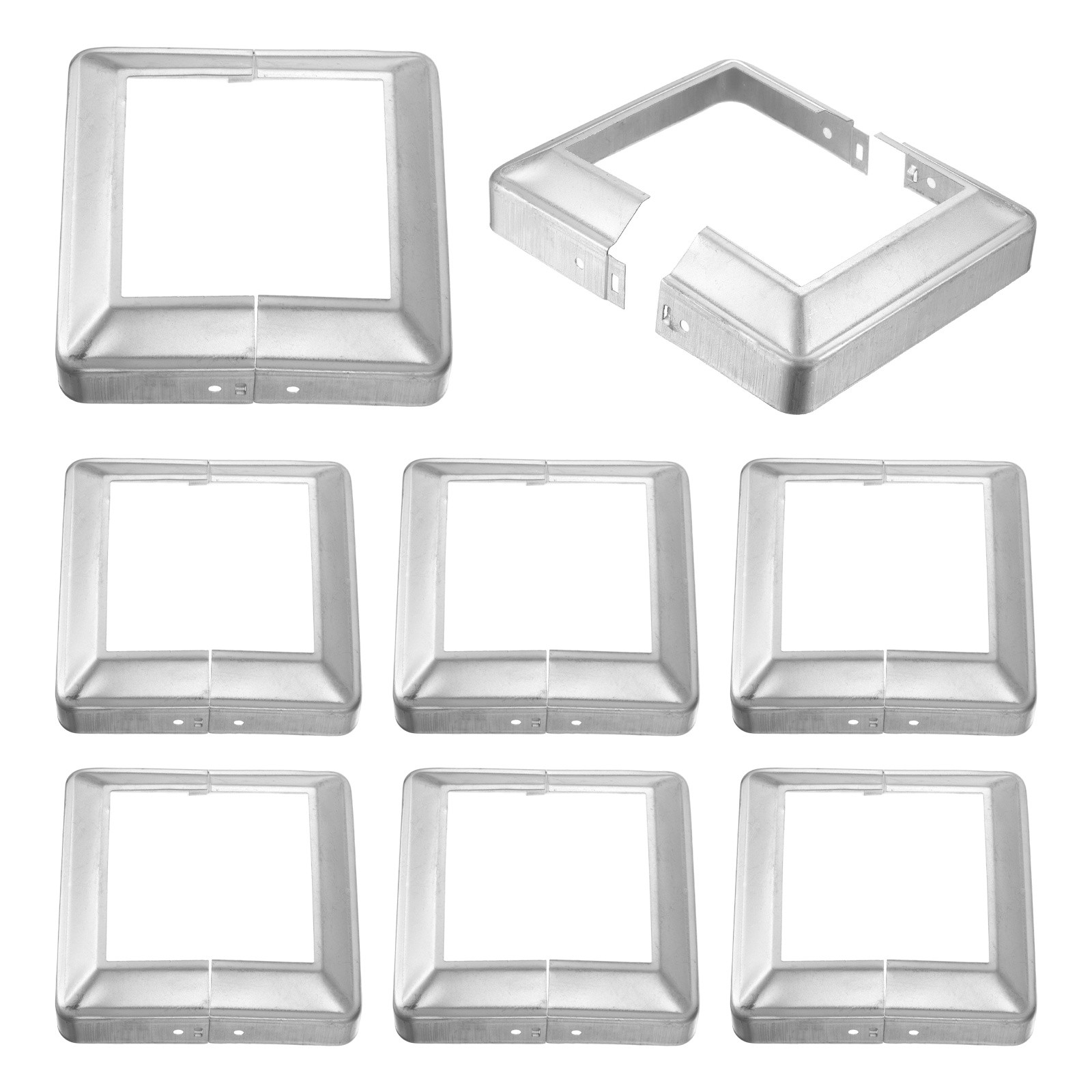 8Pcs Post Base Cover, 6x6 Split Style Post Skirt Column Wrap(4x4)