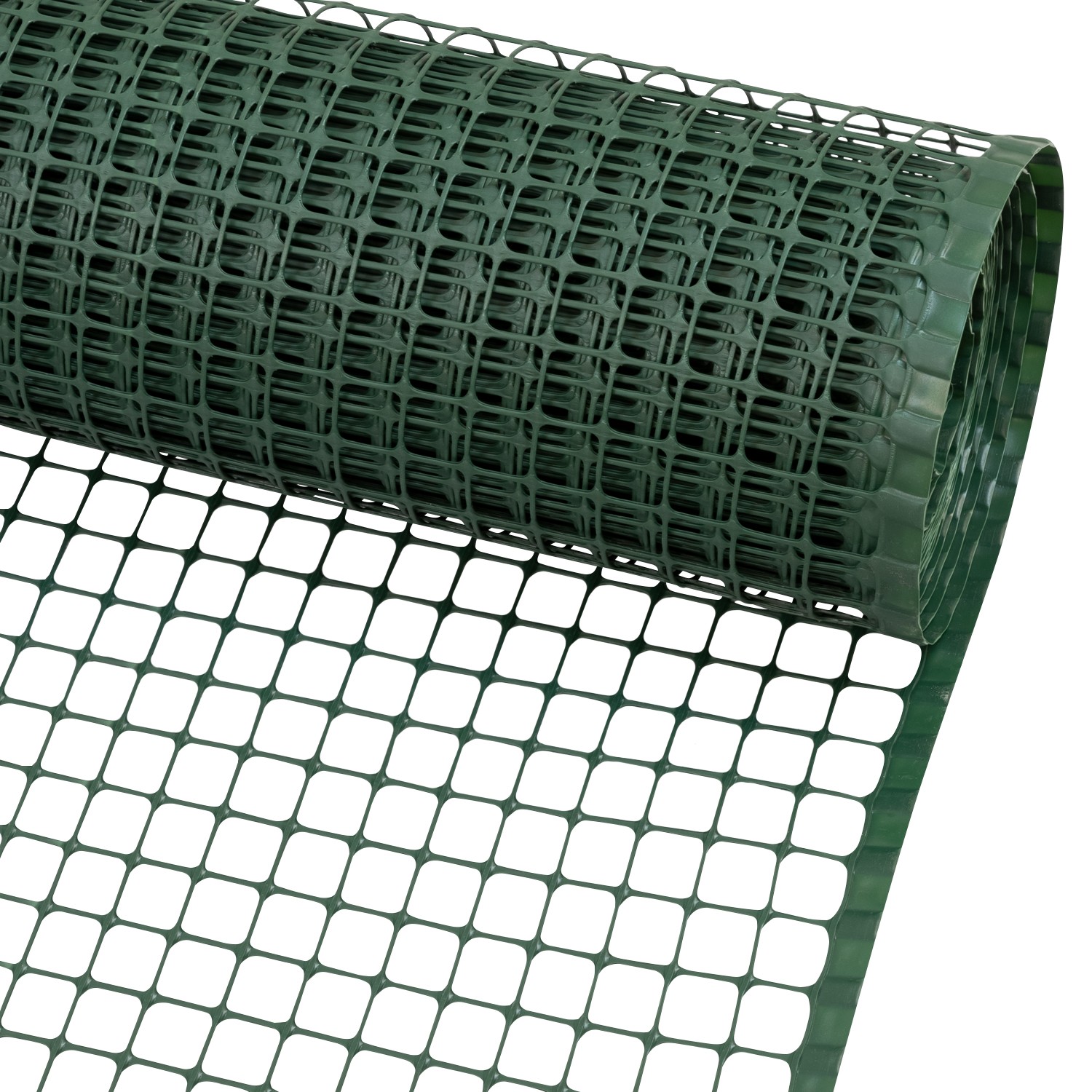 Woodside Green Plastic Mesh Garden Barrier Safety Protection Fencing 1m x 10m
