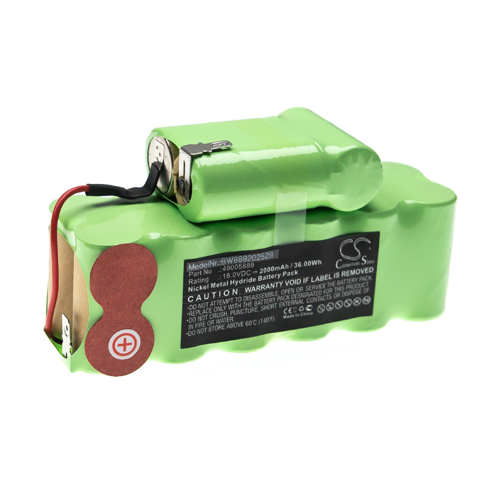 Battery for Hoover SU180WT SU180T2 SU180 SU180B8 2000mAh 18V