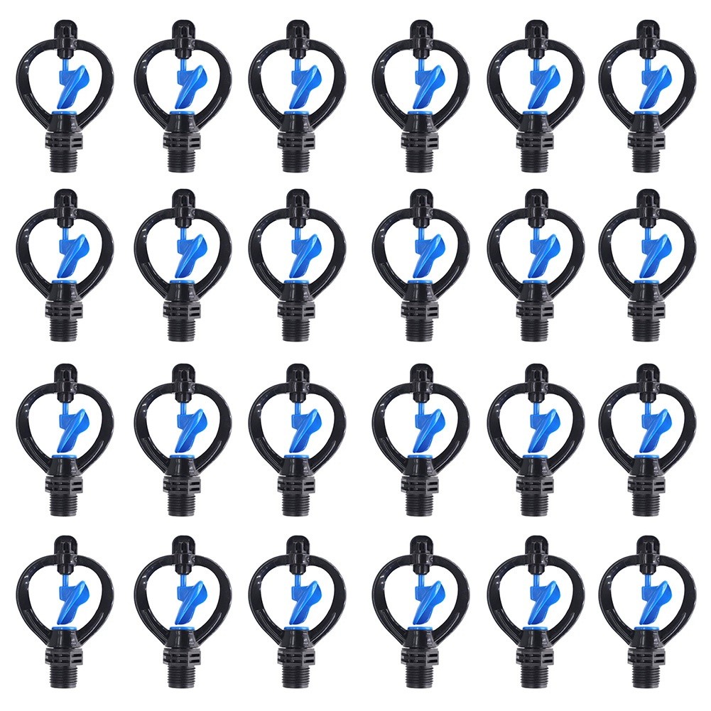 50PCS G1/2 Butterfly Sprinkler Automatic External Wire Impeller Nozzle9884