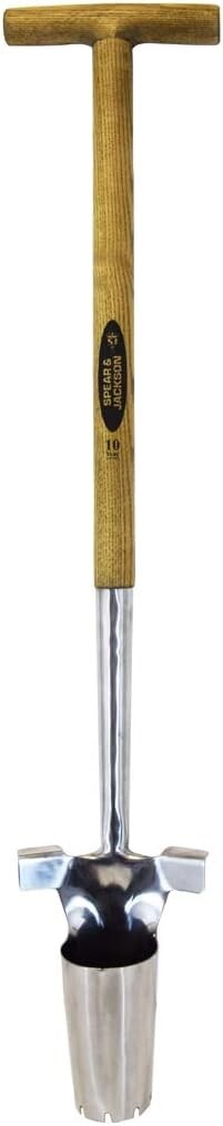 Spear & Jackson 4813BP Traditional Stainless Long Handled Bulb Planter