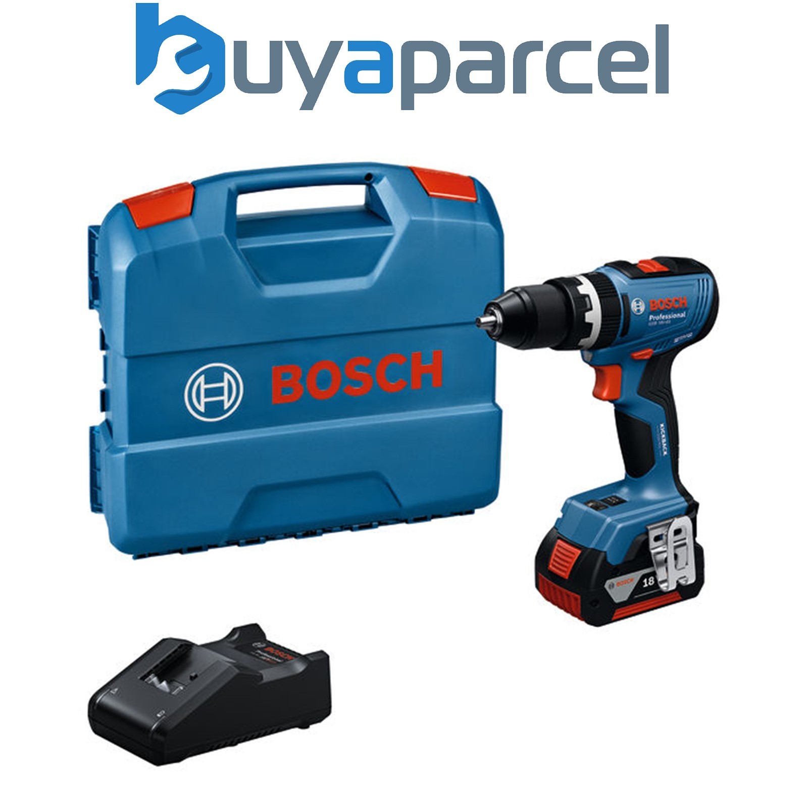 Bosch PRO Cordless Impact Drill/Drivers GSB 18V-65 L-Case 0615A5008J