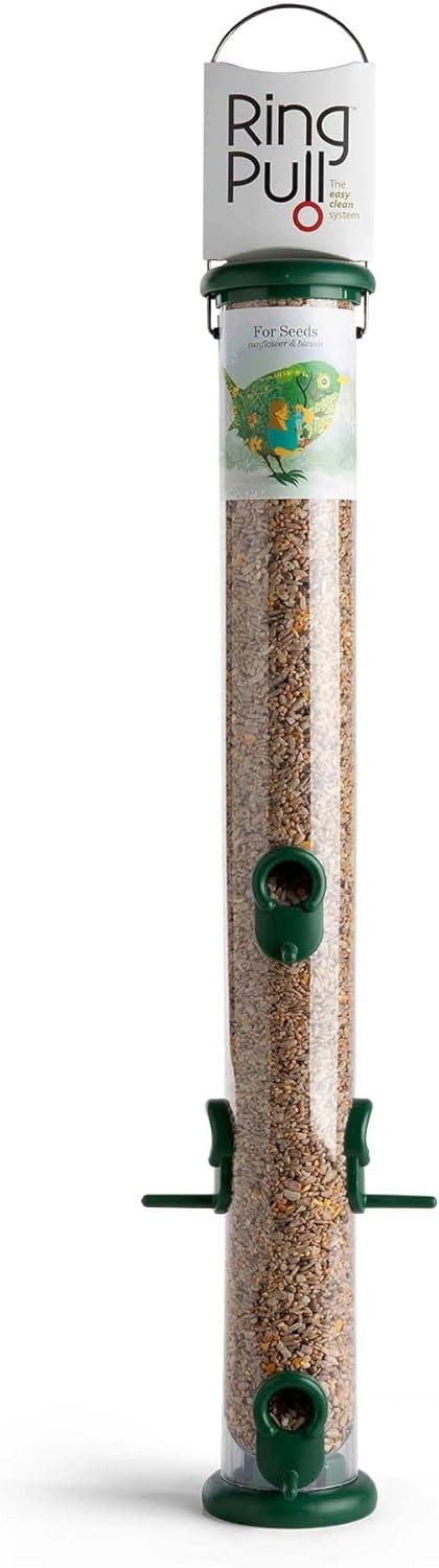 TO-S3G Large Bird Feeder for Seeds - Green