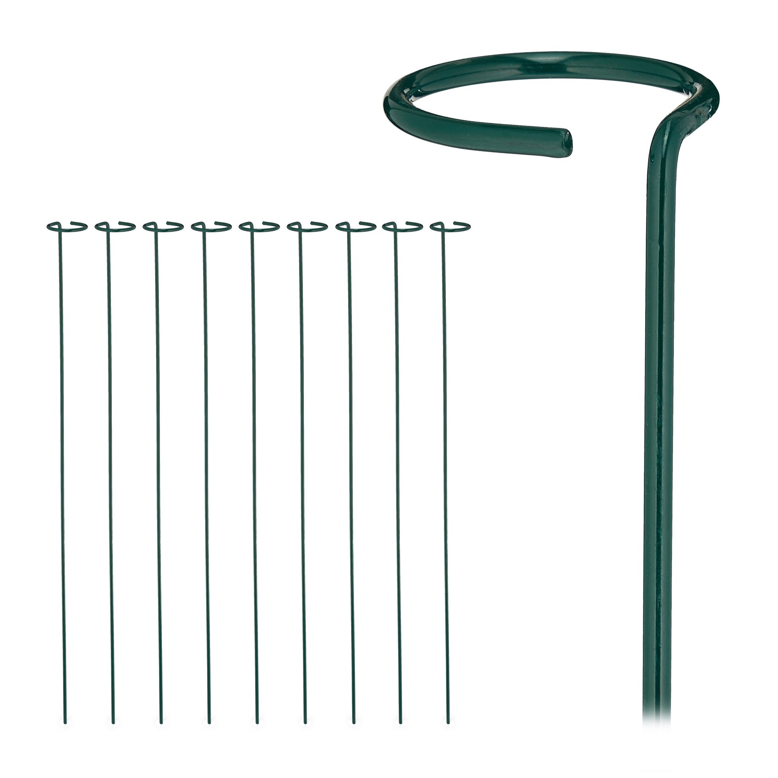 Plants support Climbing Plant Aids Metal Garden Supports 80 cm 10 Pieces