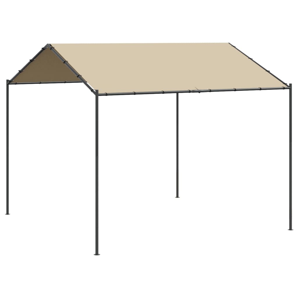 Canopy Tent Outdoor Gazebo Party Beige 3x3 m Steel and Fabric vidaXL
