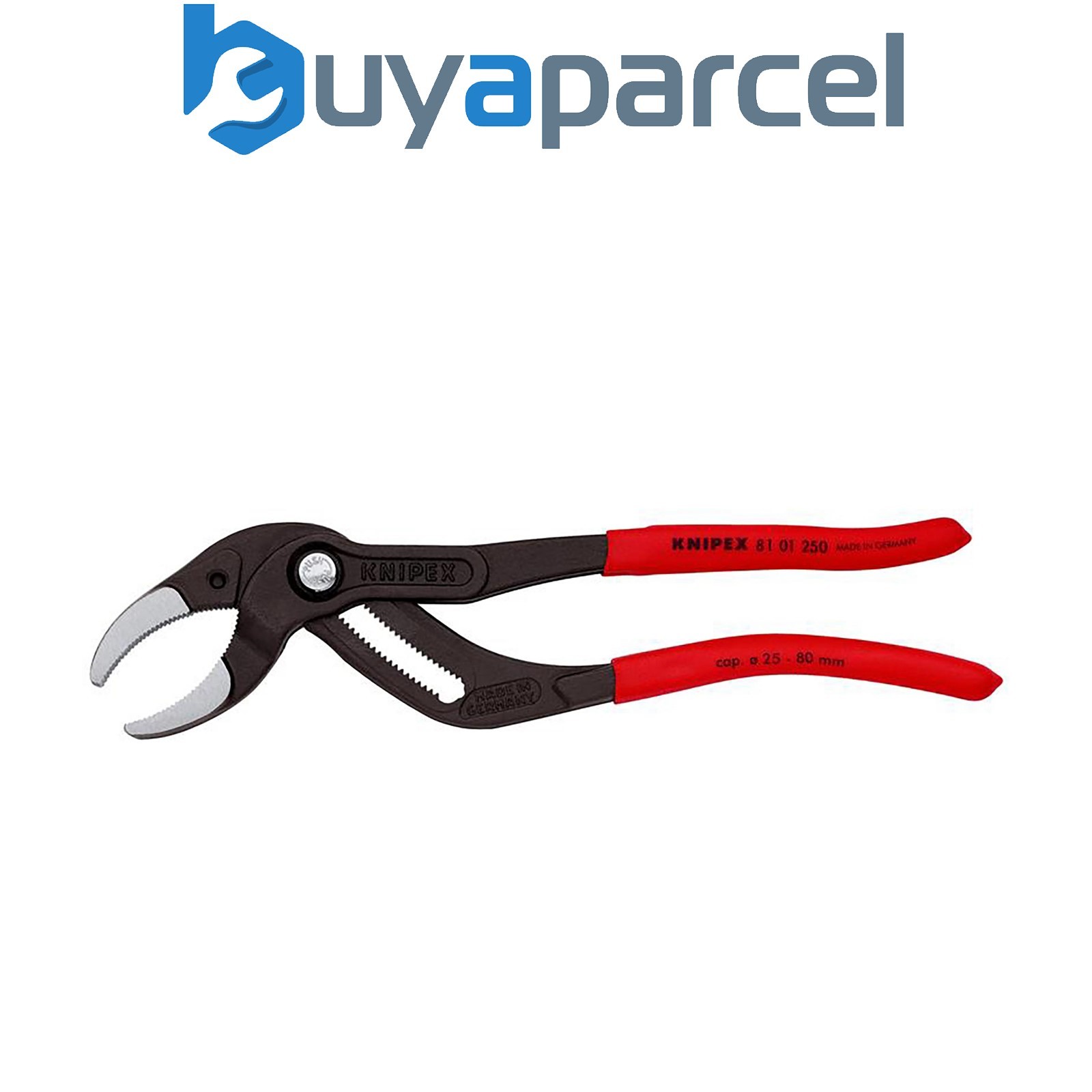 Draper 25655 KNIPEX 81 01 250 SB Siphon and Connector Pliers, 250mm (self-servic
