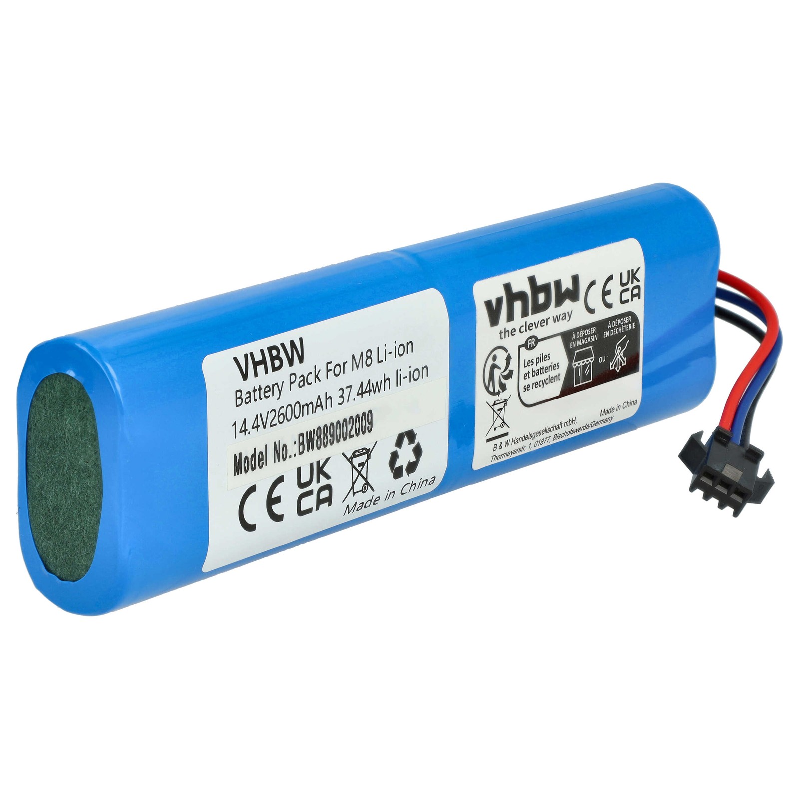 Battery for Uoni V980 Plus Max Pro 2600mAh 14.4V