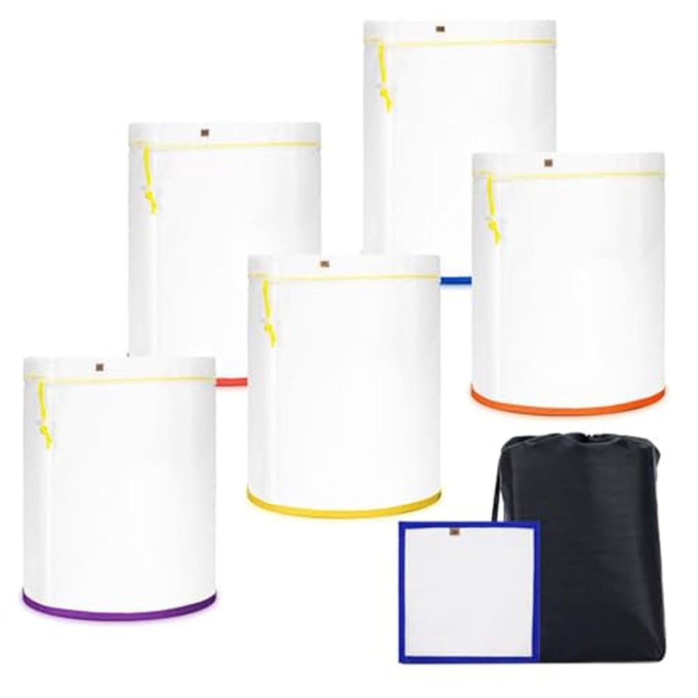 5-Pack 5-Gallon -Mesh Bags 5 Gallon Bag, Fine Nylon Mesh, for 5 Gallon9549