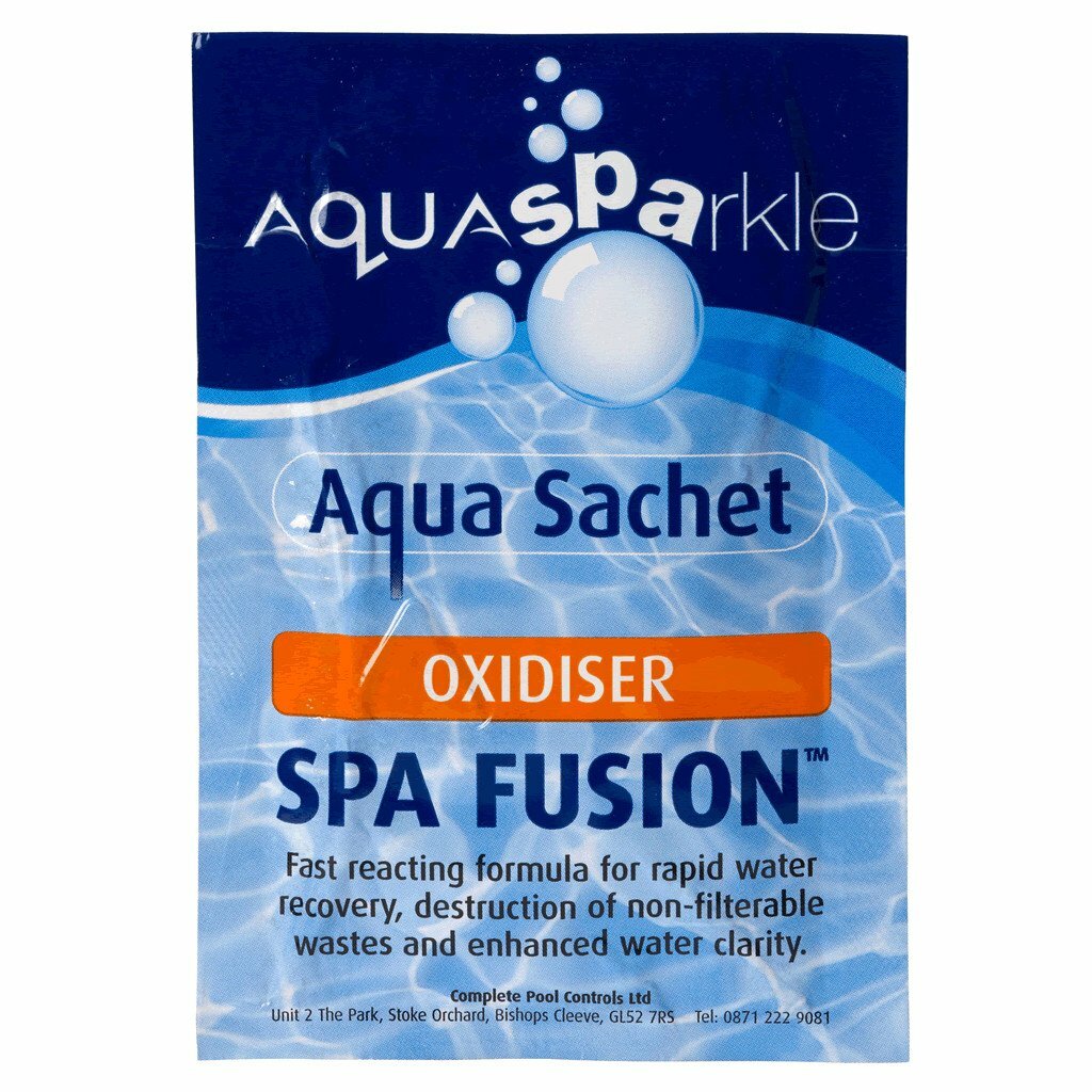 60 x Aquasparkle Fusion Shock Hot Tub Pool Spa Lite Oxidiser Clarifier Rapid Non