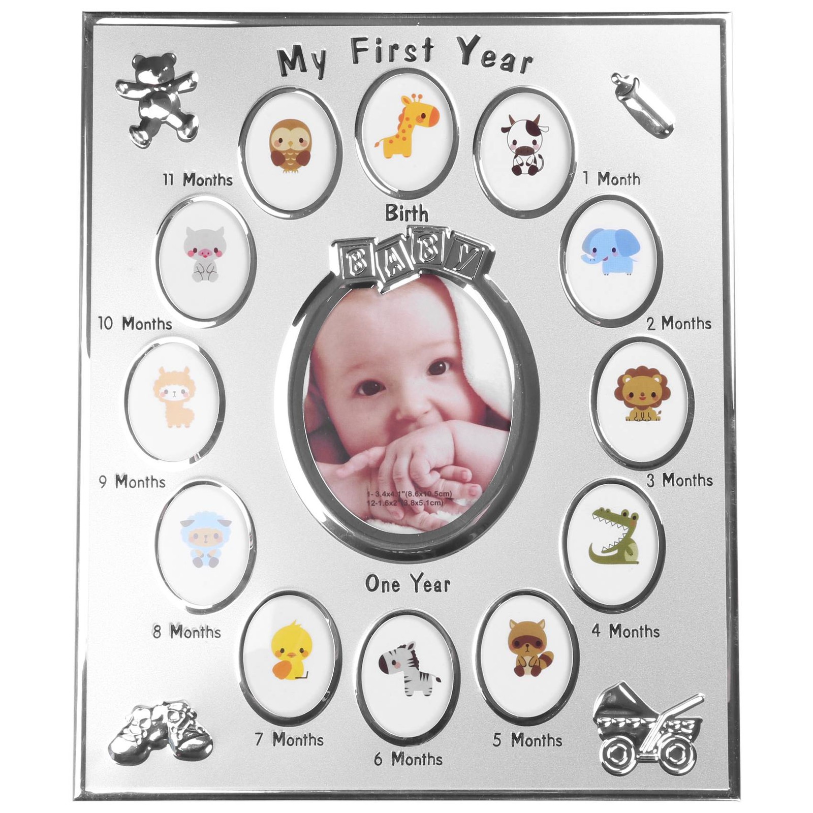Kids Photo Frame My First Year Baby Gift Kids Birthday Gift Home Family1879