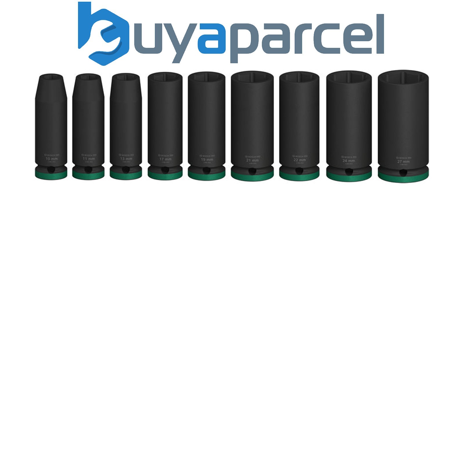 Bosch Nutsetters & sockets sets PRO Impact Socket Set 1/2" Deep 9pcs 2608003040