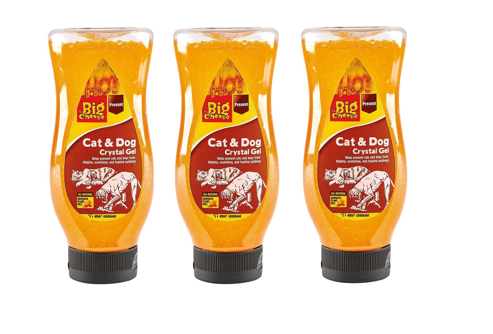 3 Cat & Dog Repellent Crystal Gel Effective Humane Garden Fouling Deterrent 450g